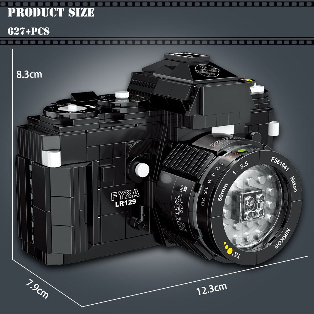 Cámara Fotográfica tipo Nikon FY2A - juguete - 627 Mini bloques de con –  R7D Store