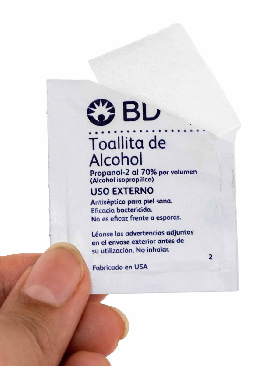 Toallitas De Alcohol Bd - 2 Cajas X 100u