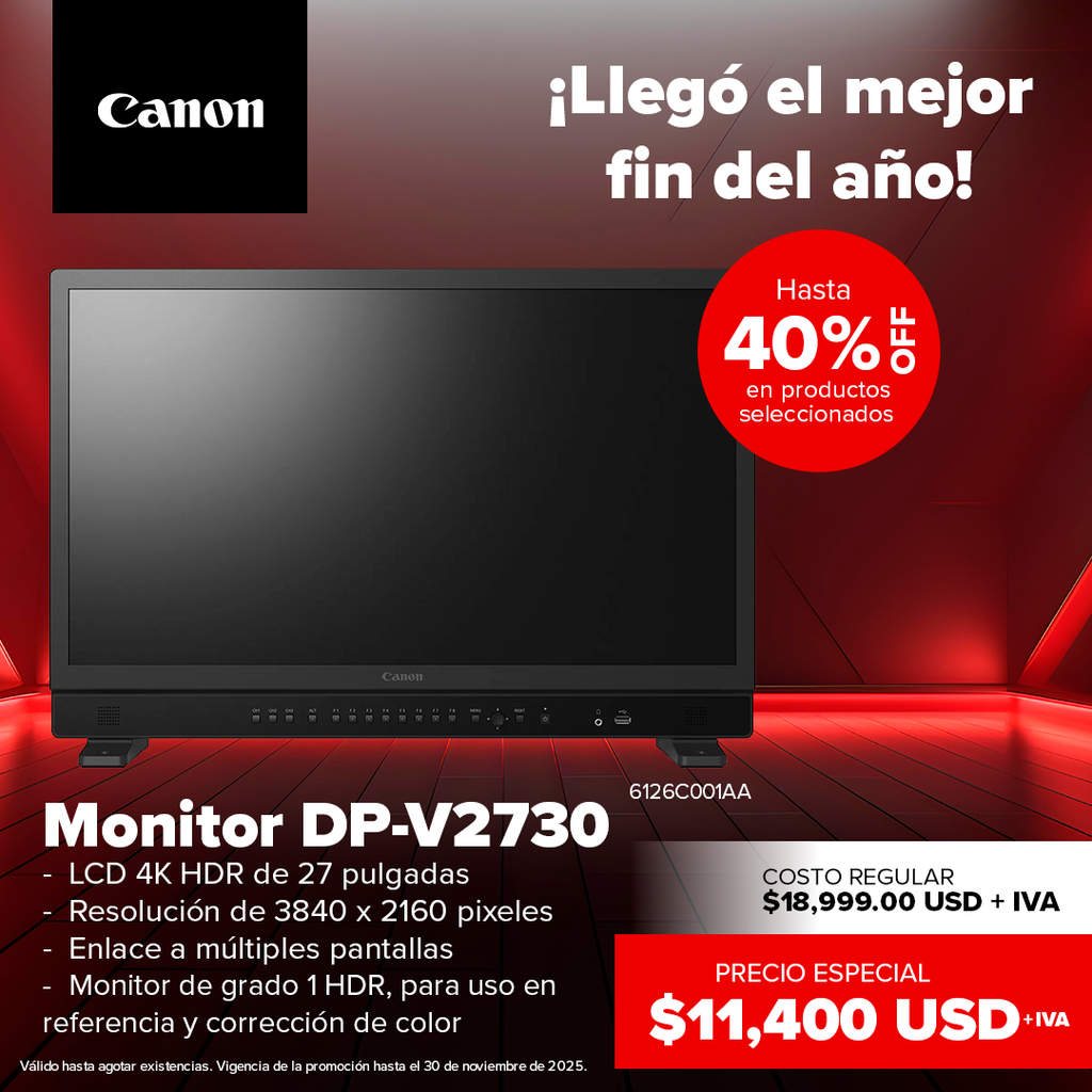 Canon DP-V2730 – Monitor de Referencia UHD/4K de 27″