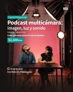 Curso Intensivo Podcast multicámara: imagen, luz y sonido - 21 de Noviembre 2026