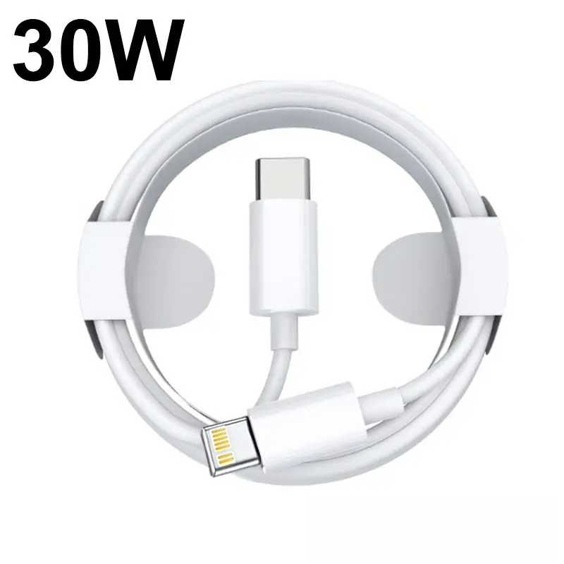 Cable USB-C a Lightning 2m Carga Rápida 30W para iPhone