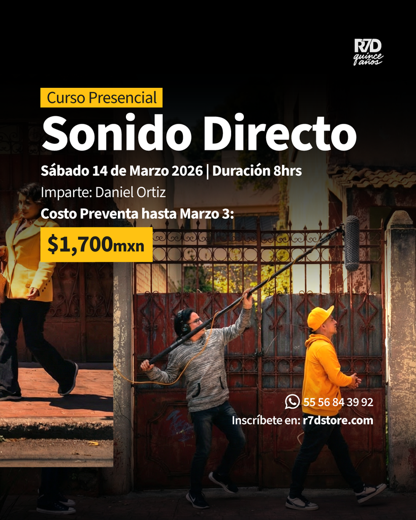 Curso Intensivo: Sonido Directo (Básico) - 14 de Marzo 2026