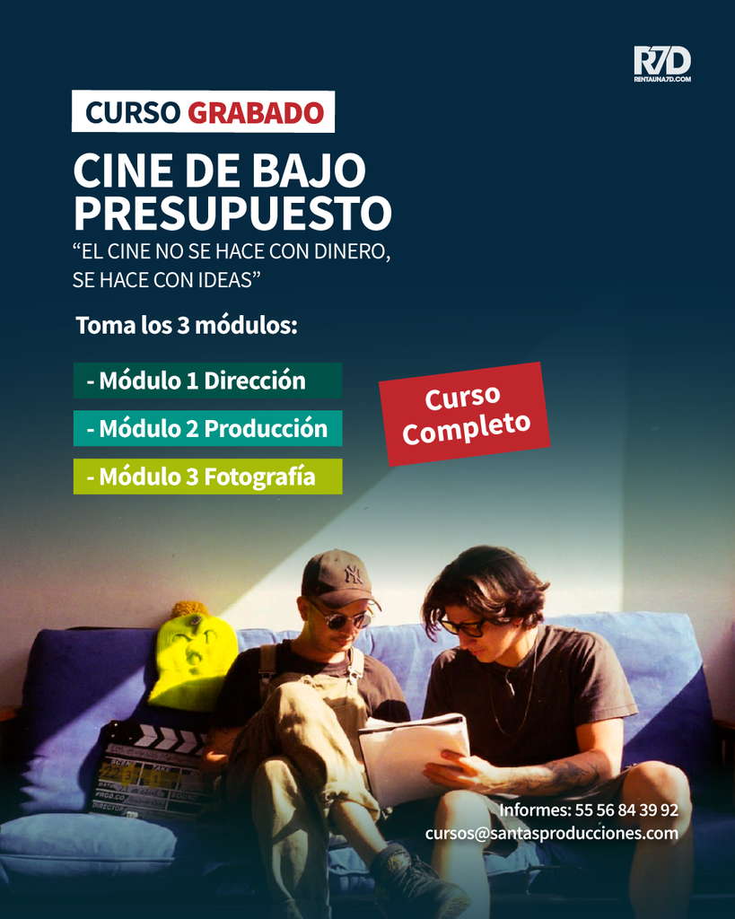 Curso Grabado: Cine de Bajo Presupuesto - Curso Completo 3 módulos