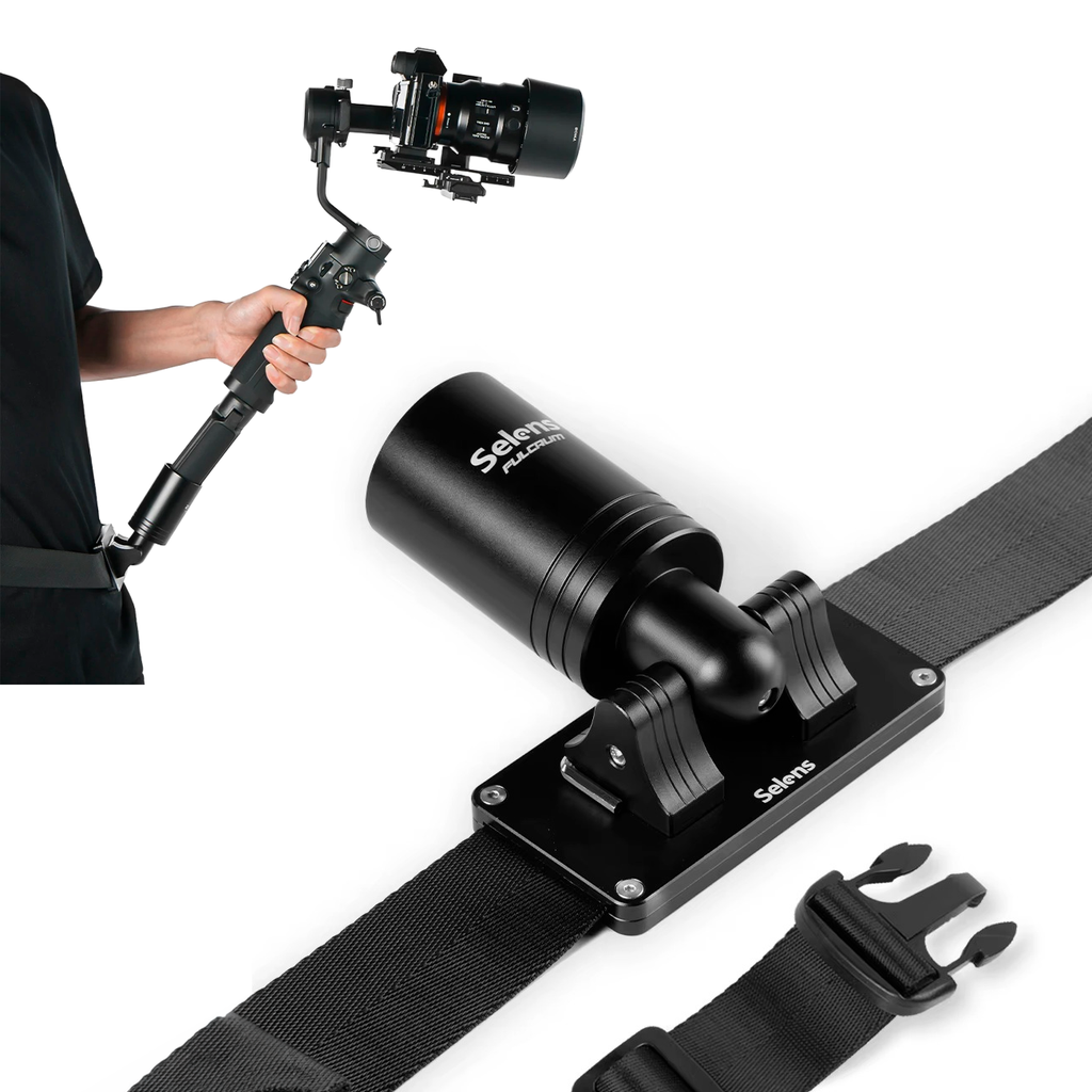 Soporte con Cinturón para Gimbal, Monopié, Caña o soporte portátil Selens