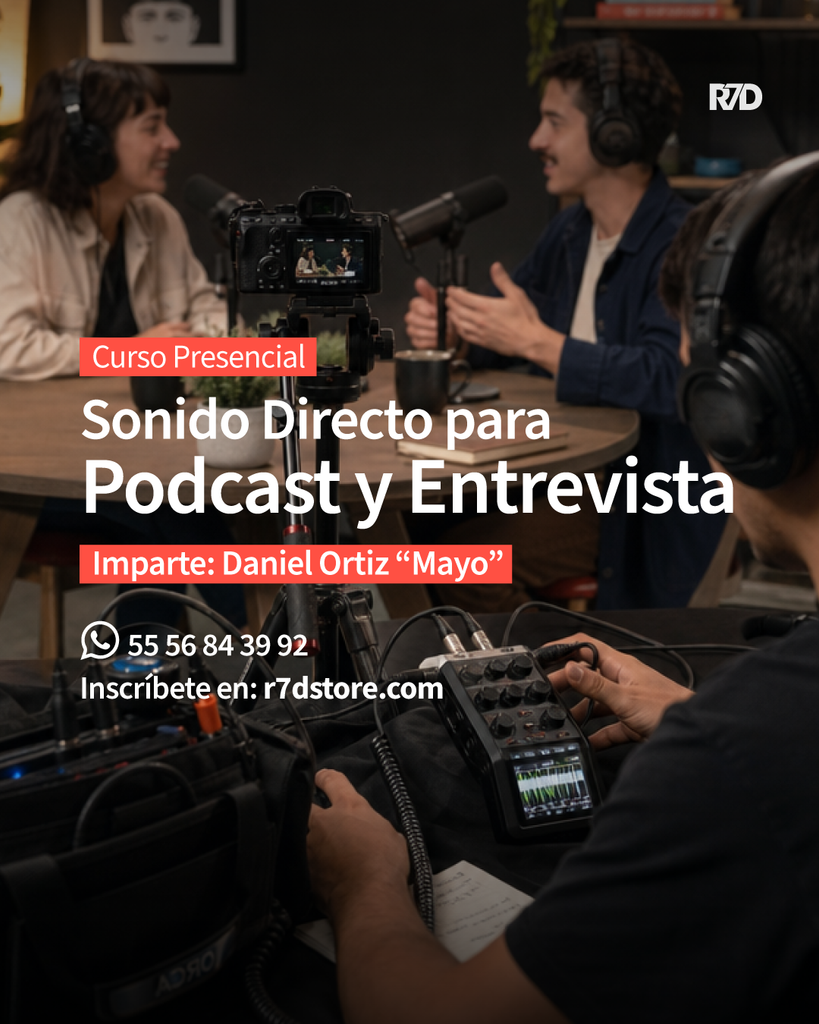 Curso Intensivo: Sonido Directo para Podcast y Entrevistas - 18 de Octubre 2026