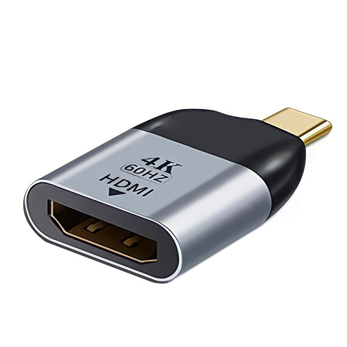 Adaptador Mini Tipo USB-C a HDMI 4k@60Hz para Celular, Tablet, Laptop