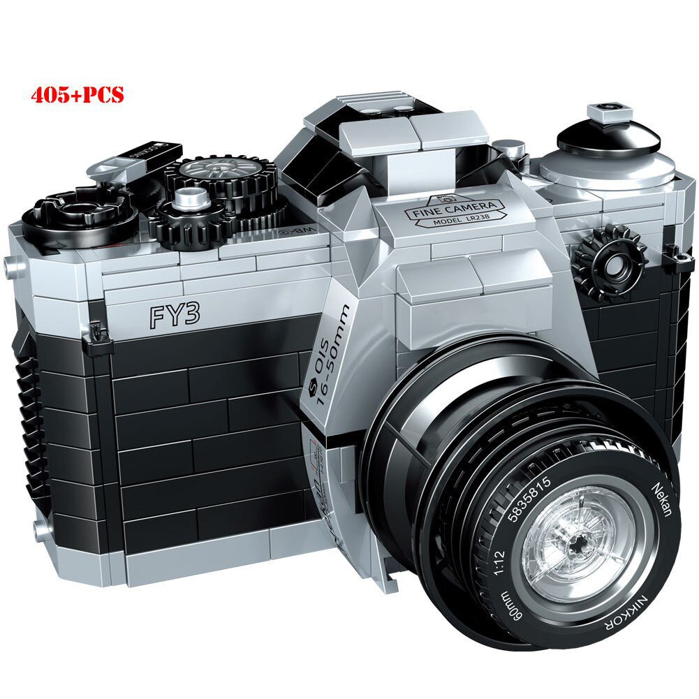Cámara Fotográfica tipo Nikon FY3 - juguete - 405 Mini bloques de construcción