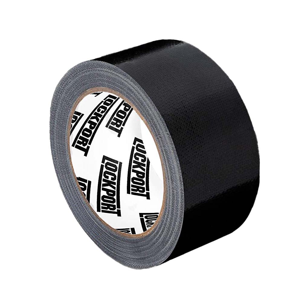 Cinta Ducktape Negra 2 Pulgadas X 20 Yardas - Pegado Fuerte