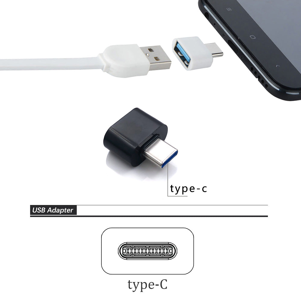 PTYTEC Computer Shop - Adaptador USB Tipo C Macho a USB 3.0 Hembra UNNO,  color negro