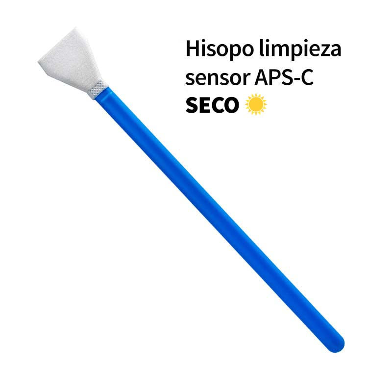 Hisopo de limpieza de Sensor de cámara y lentes SECO (APS-C)