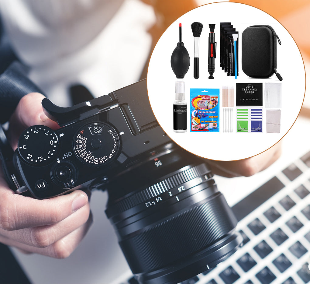 Kit de Limpieza de cámara APS-C y lentes profesional de 67 pcs – R7D Store