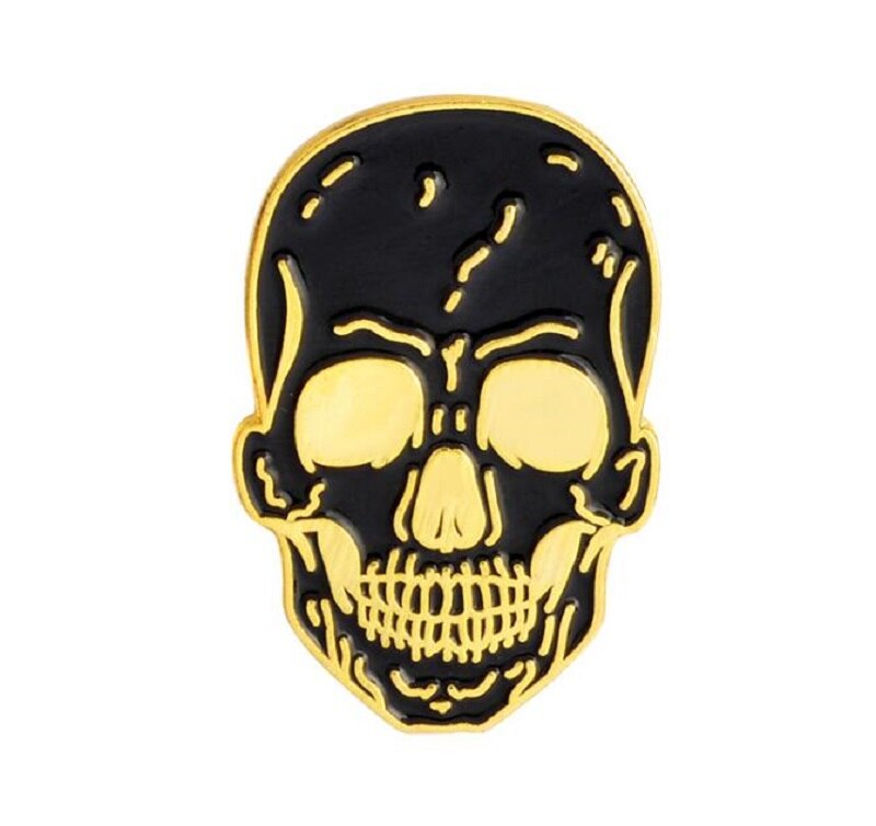 Pin: Calavera Dorada