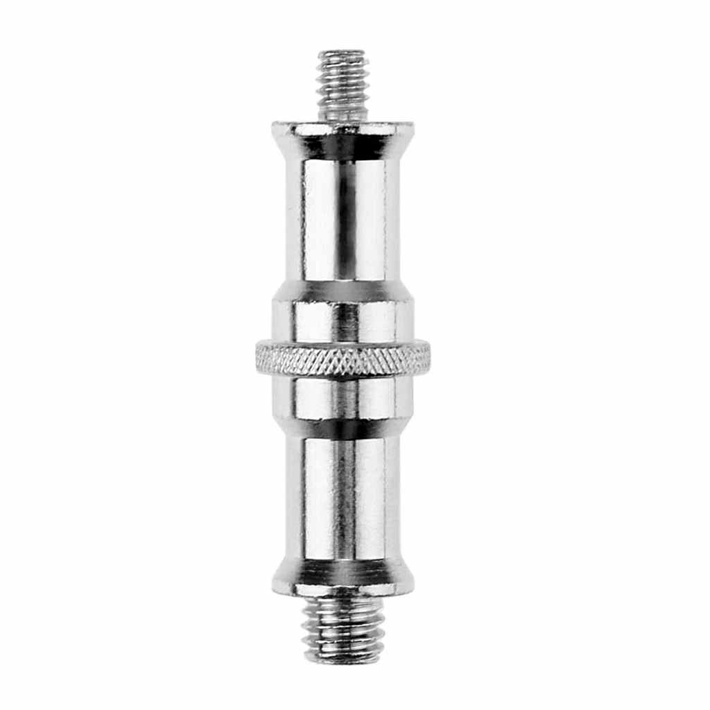 Spigot - Tornillo baby pin de doble extremo para soporte de luz, con tornillo 1/4" y 3/8"