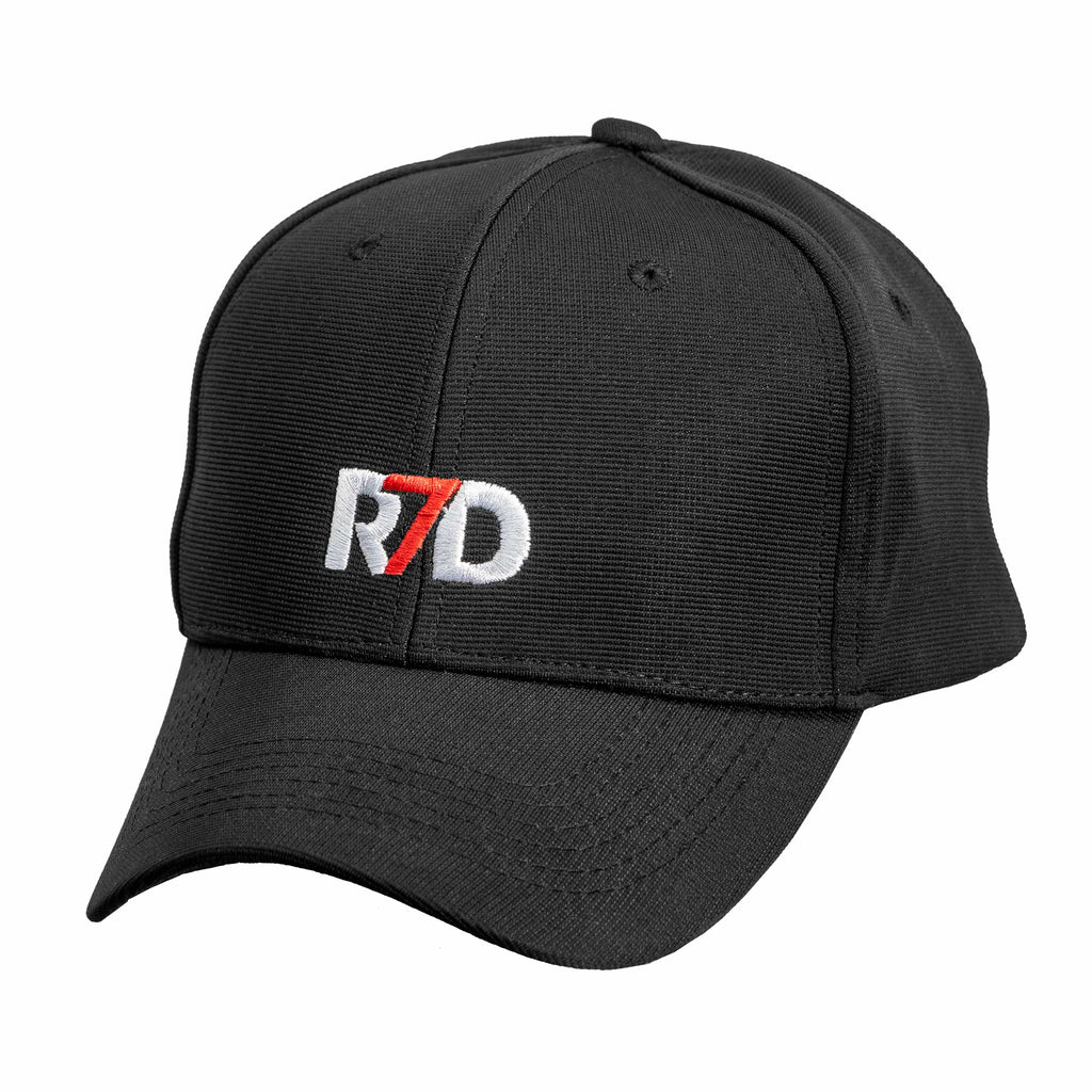 Gorra Negra Bordada R7D (ajustable)